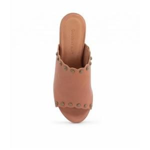 NEW CHOCOLAT BLU women winslow platform sandal in caramel leather